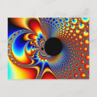 YinYang BigBang - Fractal vykort