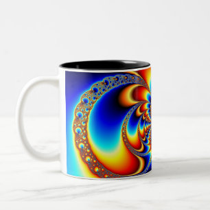 YinYang BigBang - Fractalmugg Två-Tonad Mugg