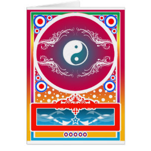 yinyang hälsningskort