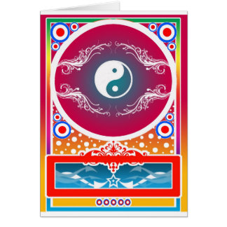 yinyang hälsningskort