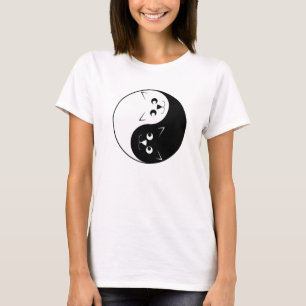 YinYang katter Tee Shirt