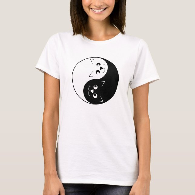 YinYang katter Tee Shirt (Framsida)