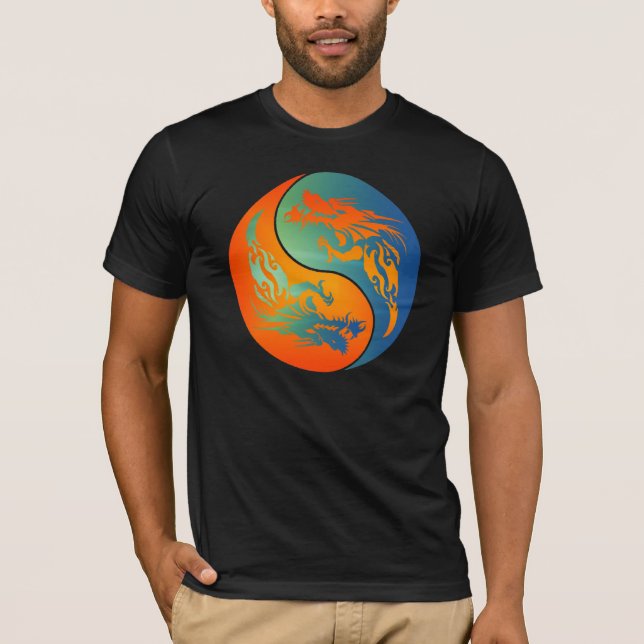 YinYang skjorta T Shirt (Framsida)