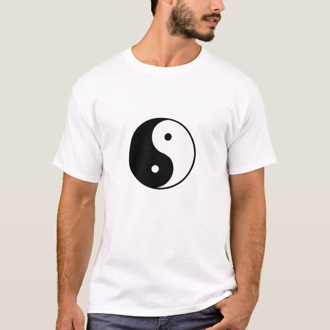 yinyang symbol tee shirt (Framsida)