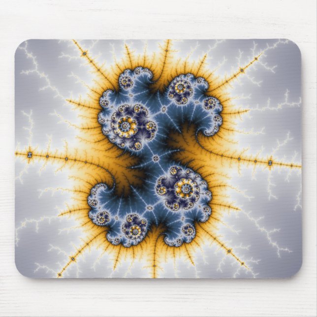 Yinyang Twister - Fractal Mousepad Musmatta (Framsidan)