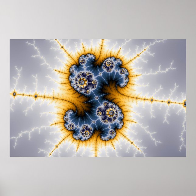 Yinyang Twister - Fractal Poster (Framsidan)