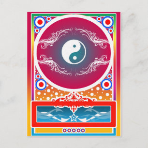 yinyang vykort