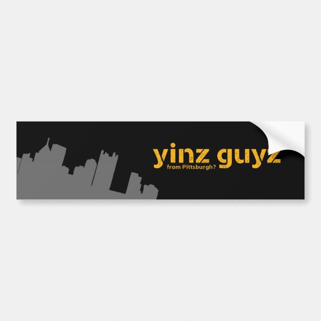 Yinz guyz bildekal (Framsidan)