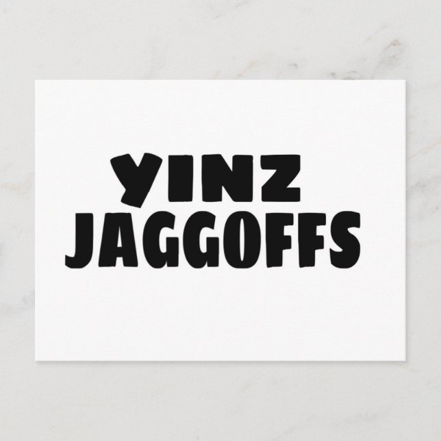 Yinz Jaggoffs Vykort (Framsida)