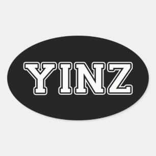 Yinz Ovalt Klistermärke
