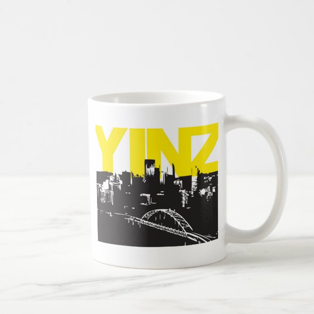 Yinz Pittsburgh Kaffemugg (Höger)