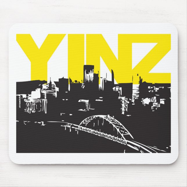 Yinz Pittsburgh Musmatta (Framsidan)