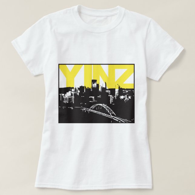 Yinz Pittsburgh T-shirt (Design framsida)