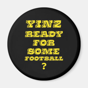 Yinz redo för någon fotboll magnet