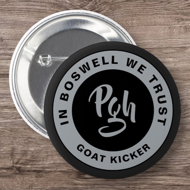 Yinzer Clasp Anpassningsbar Black Burgh Vintage Pg Knapp (Skapare uppladdad)