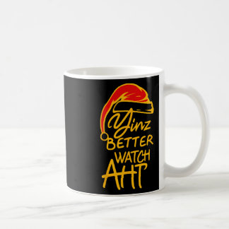 Yinzer jul Pittsburgh Tomte Yinz Bättre akta Kaffemugg