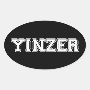 Yinzer Ovalt Klistermärke