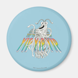 Yip Yips B&W Skiss Ritning Magnet