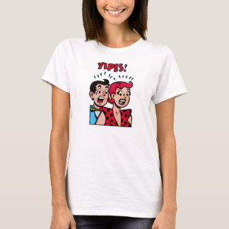 YIPES! Vintagetecknadkonst Tee Shirt