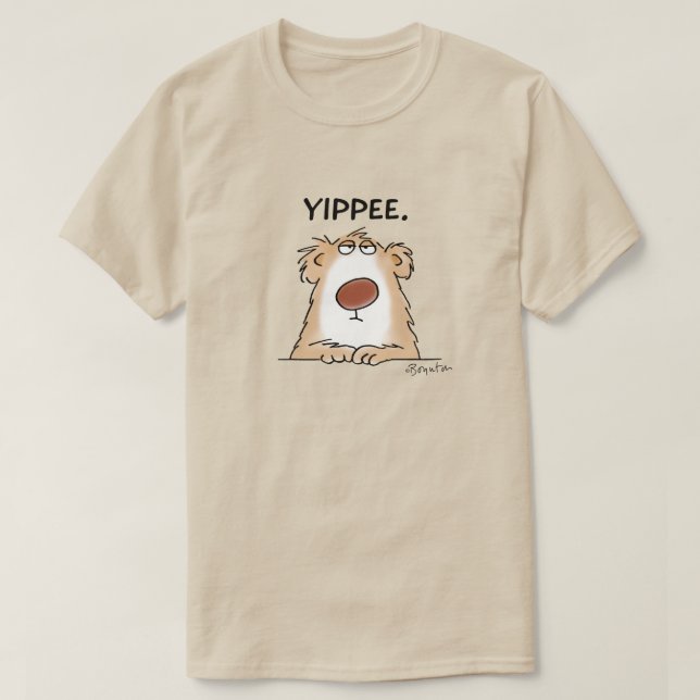 YIPPEE BEAR Sandra Boynton T Shirt (Design framsida)