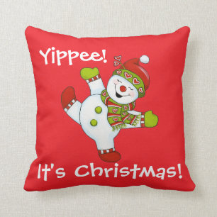 Yippee!Det är jul! Kudde