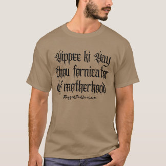 Yippee Ki Yay a Medieval Die Hård Julvän T Shirt