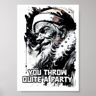 Yippee Ki Yay Funny Juloffertkultur Poster