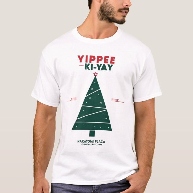 Yippee Ki Yay Nakatomi plaza T Shirt (Framsida)