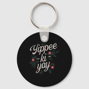 Yippee Ki-yay Rolig jul Nyckelring