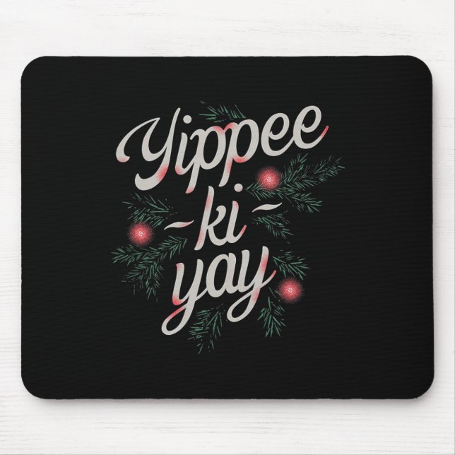Yippee Ki-yay Roligt jul  Musmatta (Framsidan)