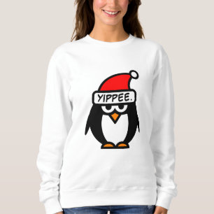 Yippee rolig sarkastisk Santa pingvin jul T Shirt
