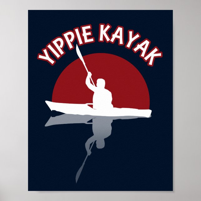 Yippie Kayak Poster (Framsidan)