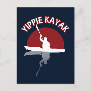 Yippie Kayak Vykort