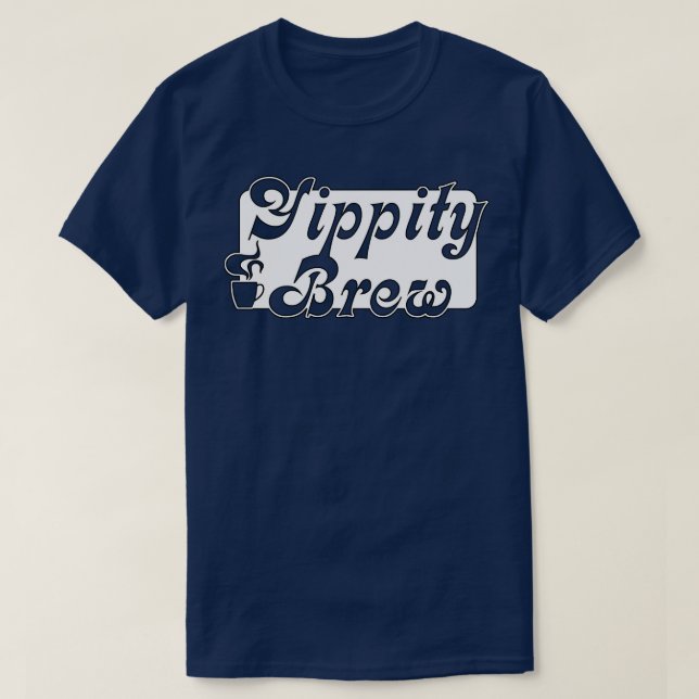 Yippity Brew-grafik T Shirt (Design framsida)