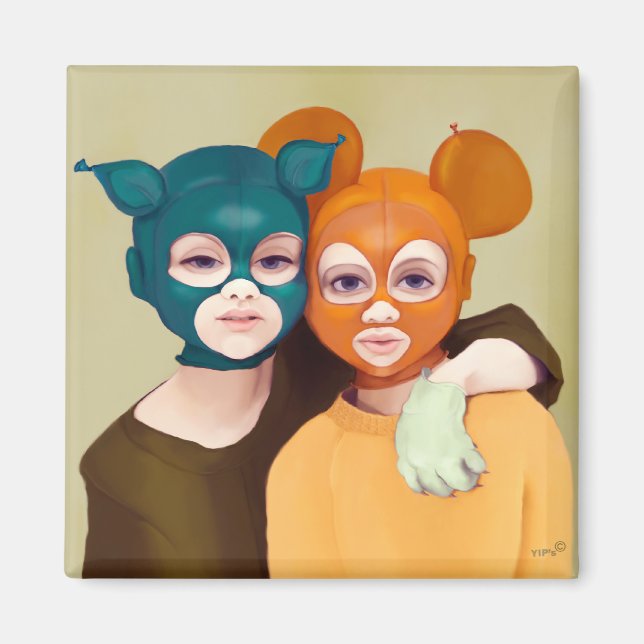 Yips vänner till magnet (Framsidan)