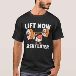 Ykym för sushi Weight Lyfts Fitness Workout T Shirt