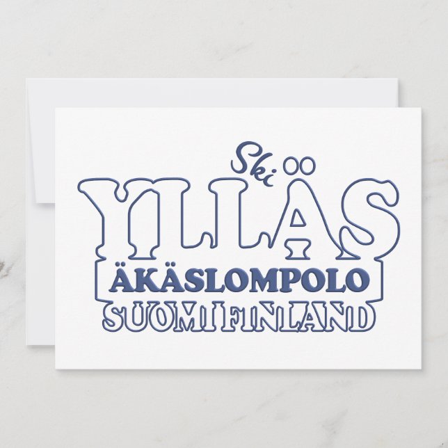 YLLÄS FINLAND-inbjudan Inbjudningar (Framsida)