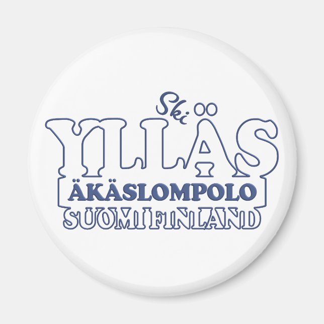 YLLÄS FINLAND magnet (Framsidan)