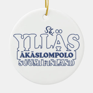 YLLÄS FINLAND prydnadsföremål Julgransprydnad Keramik