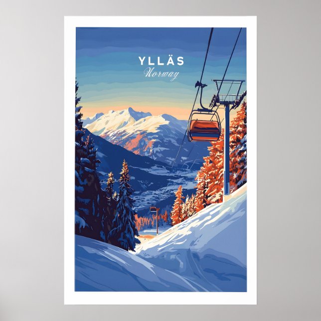 Ylläs Hissaffisch 1 Poster (Framsidan)