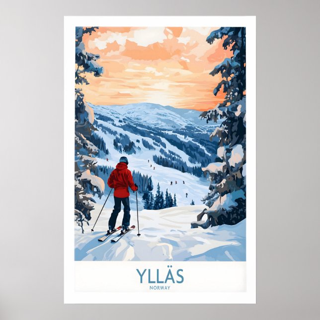 Ylläs Norge Väggkonst 1 (Framsidan)