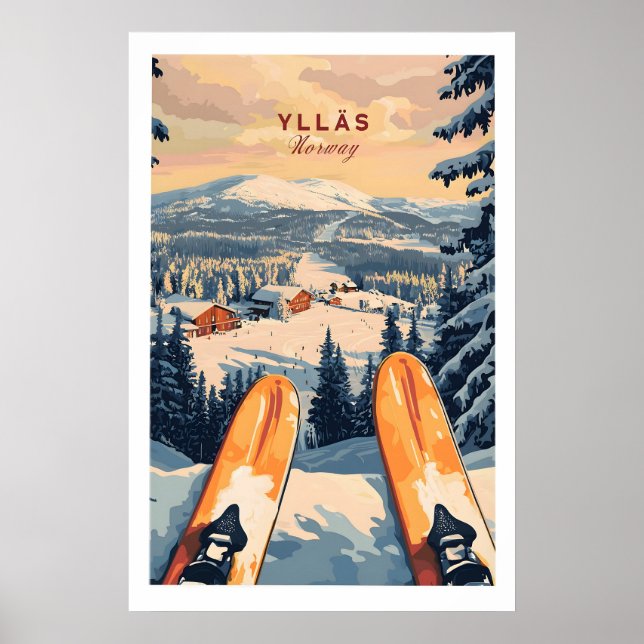 Ylläs skidcentrum Tryck 1 (Framsidan)