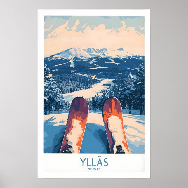 Ylläs Vinteraffisch 1 Poster (Framsidan)