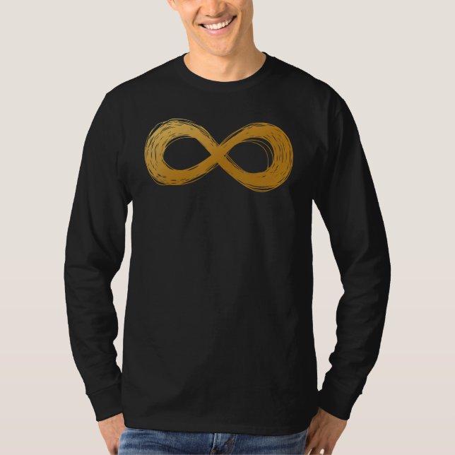 Yllden Infinity Neurodiversity Symbol Autism Awar T Shirt (Framsida)
