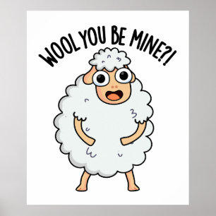Ylle du är min fantastiska får Pun Poster