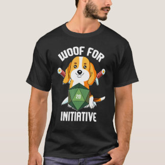 Ylle for initiative beagle D20 RPG Dungeons and do T Shirt
