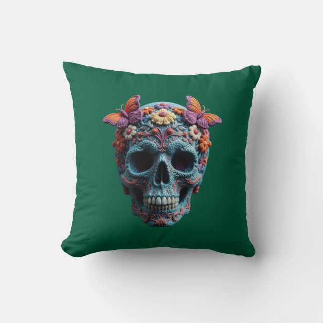 Ylle Skull Kudde (Framsida)