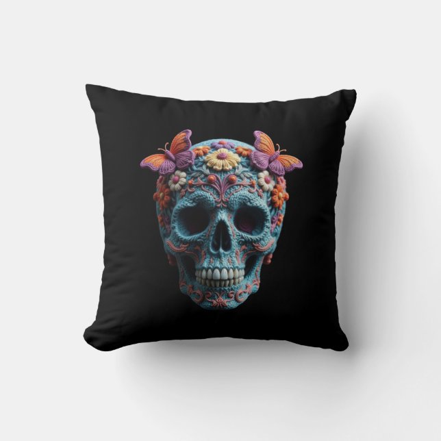 Ylle Skull Kudde (Framsida)