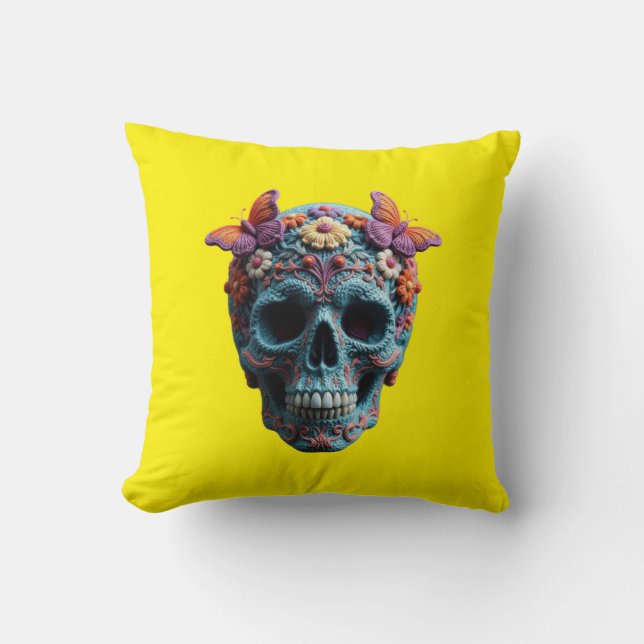 Ylle Skull Kudde (Framsida)