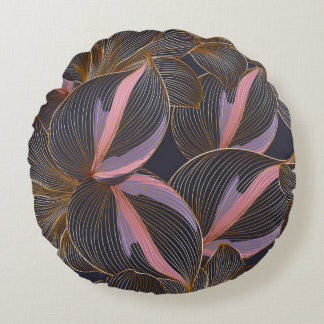 Yllylld, sömlös bakgrund med blommigt rund kudde